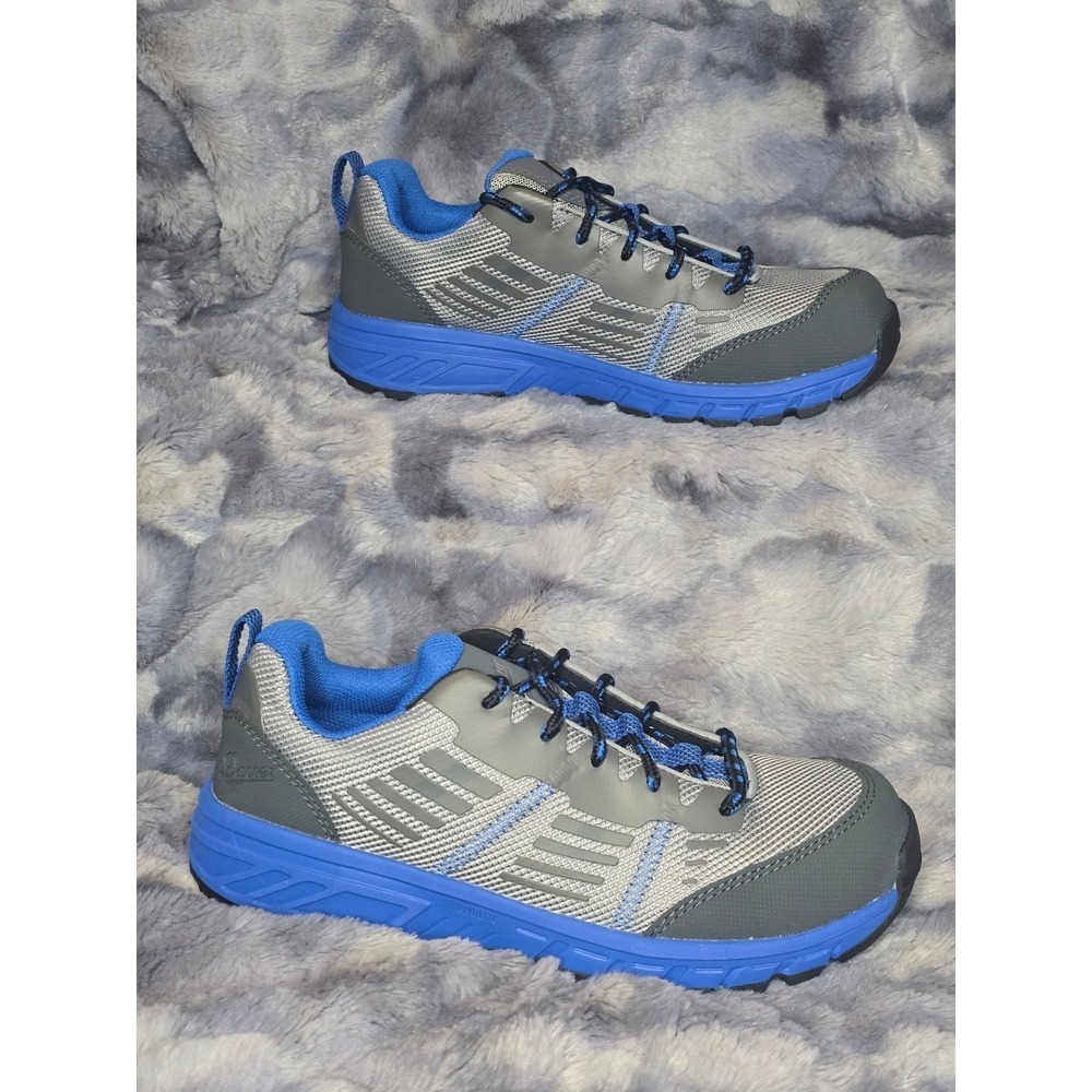 NWB Danner Womens‎ Run Time Gray Blue Work Shoes comp toe size 9.5
